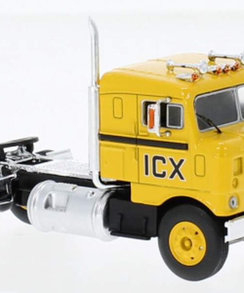 IXO 1:64 Scale 1950 Kenworth Bullnose Tractor "ICX" (Yellow)