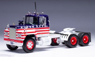 IXO 1:43 Scale 1966 Mack R-Series Tractor (Red/White/Blue)