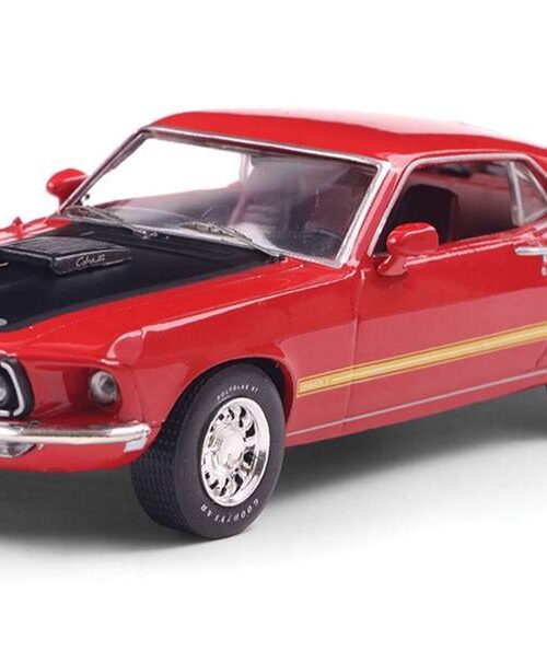 IXO 1:43 Scale 1969 Ford Mustang Mach 1 (Calypso Coral)