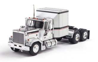 IXO 1:64 Scale 1980 GMC General (Silver w/Black & Red Stripes)