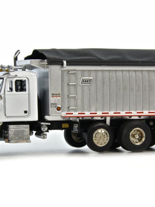 Peterbilt 357 Rigid w/East Genesis Dump Body - White