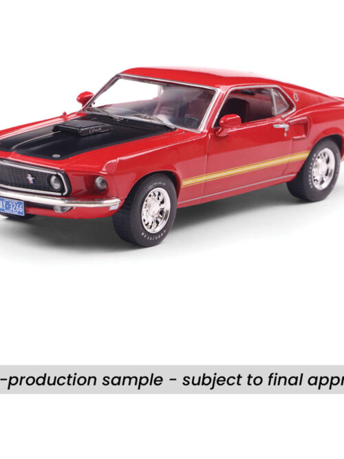 IXO 1:43 Scale 1969 Ford Mustang Mach 1 (Calypso Coral)