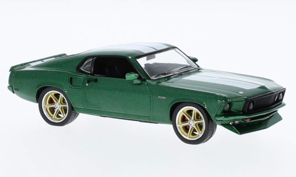 IXO 1:43 Scale 1969 Ford Mustang Fastback (Green Metallic)