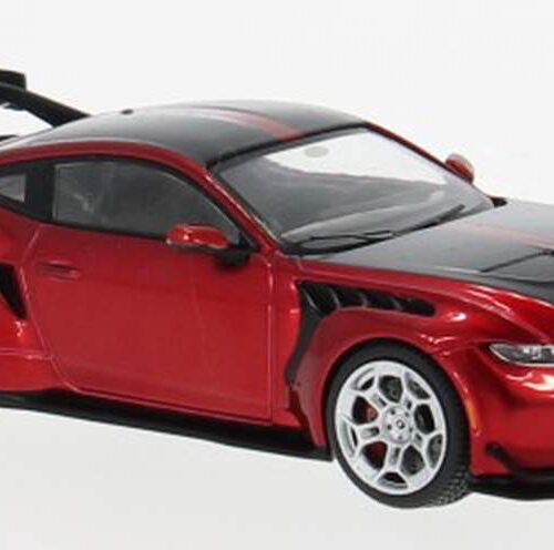 IXO 1:43 Scale 2025 Ford Mustang GTD (Red Metallic/Black)