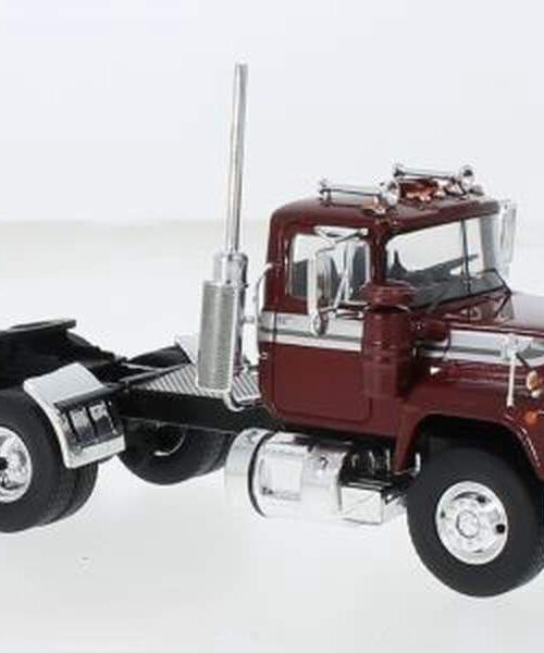 1:43 Scale 1966 MackIXO  R-Series Tractor (Dark Red)