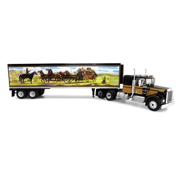 1:43 Scale 1977 Kenworth W900A w/ Trailer: Bandit Trucking (43-0445)