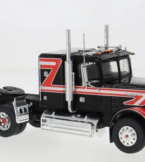 IXO Model 1:43 1977 Freightliner FLC 120 64 T Tractor (Black/Red)