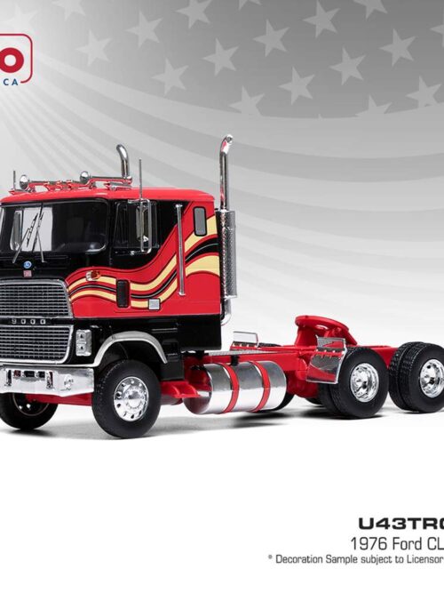 IXO Model 1:43 Scale 1976 Ford CL 9000 Tractor (Red/Black)