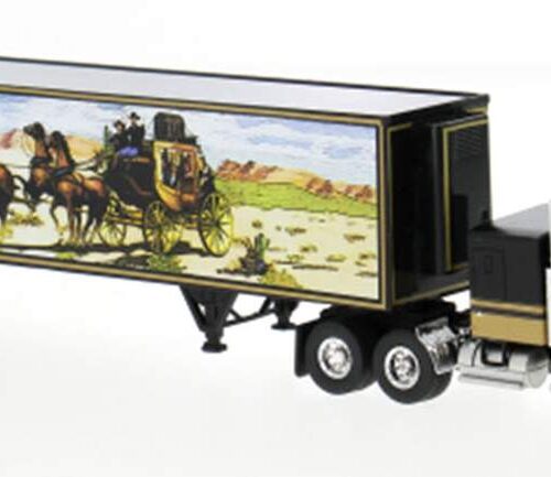 Brekina Molde 1:87 (HO) 1977 Kenworth W900 w/Reefer Trailer "Smokey and the Bandit"