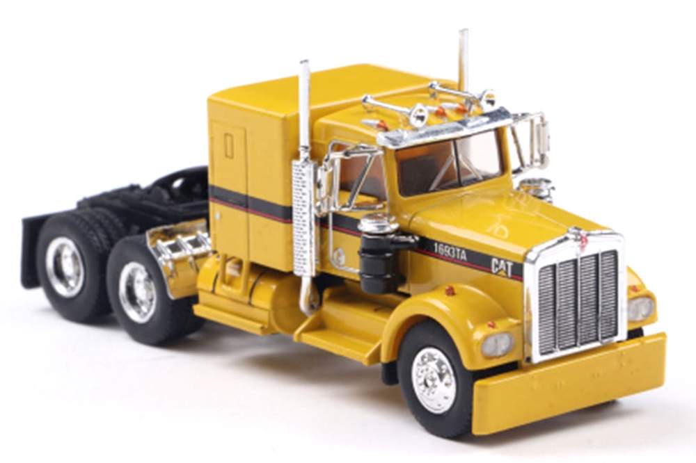 BREKINA Model 1:87 (HO) Kenworth W900 "CAT" Yellow