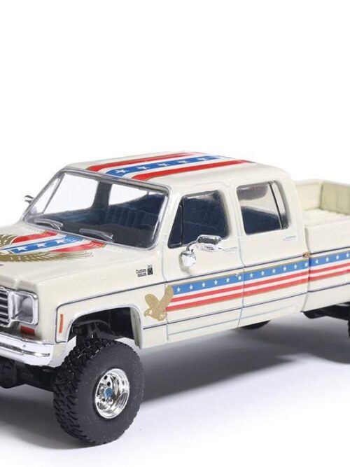 1:64 Scale 1976 Chevrolet Custom Deluxe K30 Fleetside "July 4th Exclusive"